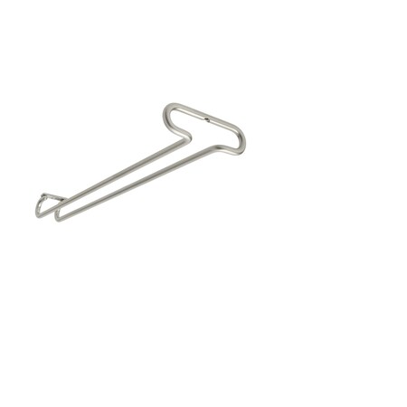 Rev-A-Shelf Steel, Silver, 4.25 in W, 1.5 in H, 16 in D, 16 in L, Satin Nickel 3150-16SN